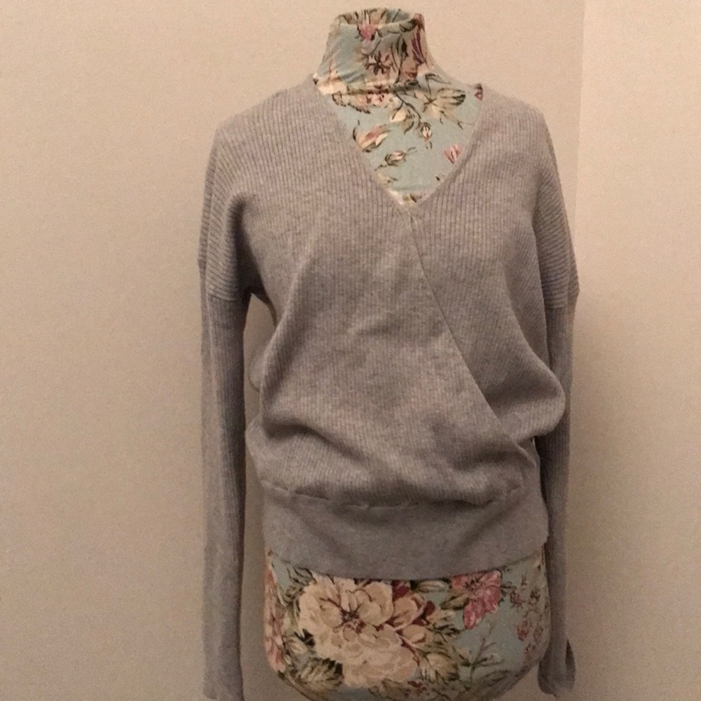 Wrap sweater